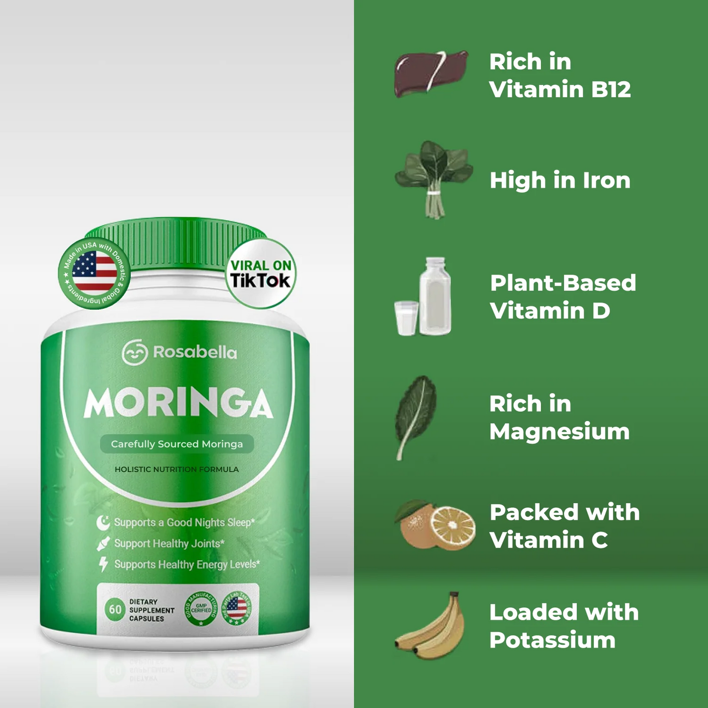 Rosabella Moringa – Naturally Lowers Cortisol To Help Restore Balance Inside and Out