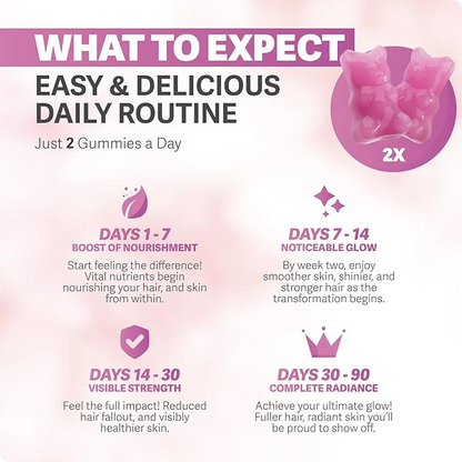 Rosabella Hair Growth Vitamin Gummies