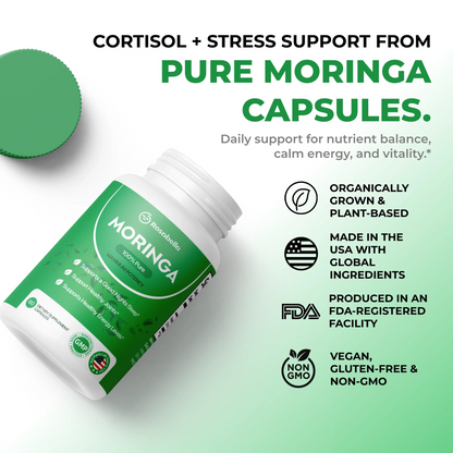 Rosabella Moringa – Naturally Lowers Cortisol To Help Restore Balance Inside and Out