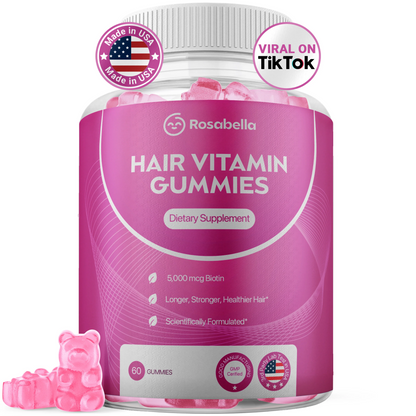 Rosabella Hair Growth Vitamin Gummies