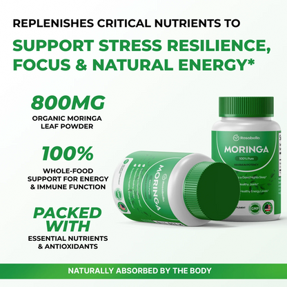 Rosabella Moringa – Naturally Lowers Cortisol To Help Restore Balance Inside and Out